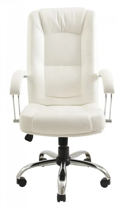 Офісне Крісло Керівника Richman Alberto Fly 2200 Хром М1 Tilt Білий Київ - фото 2