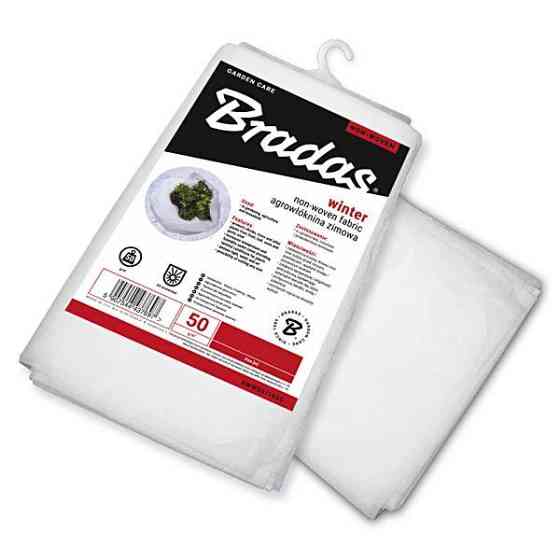 Біле агроволокно 50 г/м² 1.1*10 зимове BRADAS Польща Київ