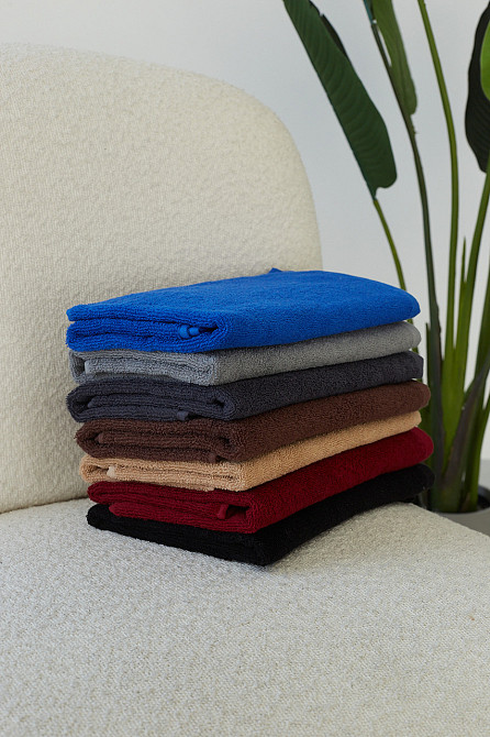 Рушник однотонний Ideal Textile 70х140 см 400 г/м2 (56860923) Чернівці - фото 7