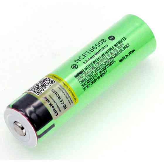 Акумулятор 18650 li-ion 3200мАг 6А без захисту LiitoKala 34B-JT Київ