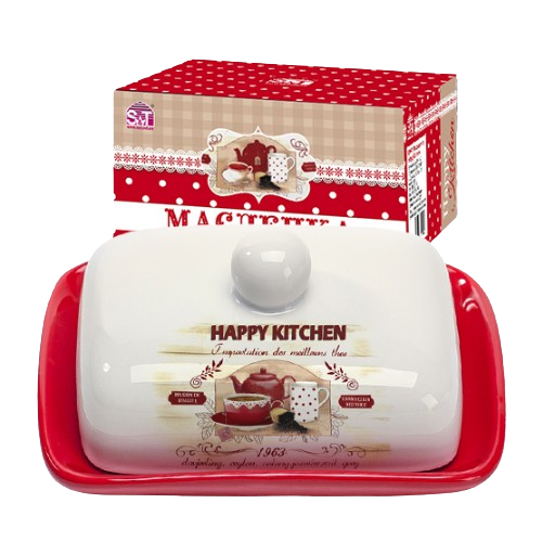 Маслянка Happy Kitchen 13 см*17 см/h5,5 см 3397-11 S&T Житомир - фото 1