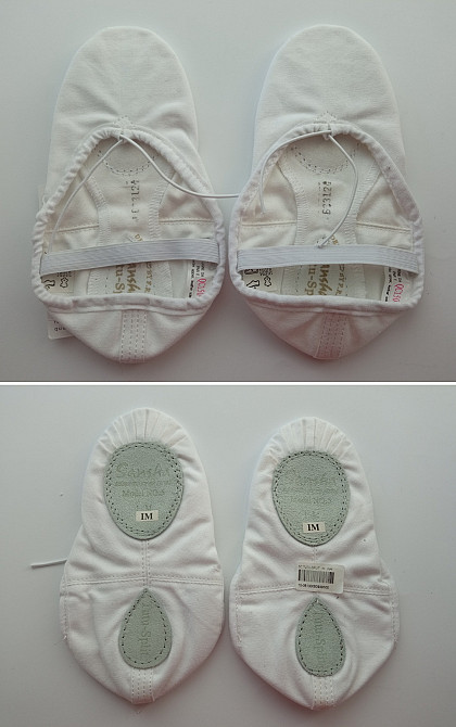 Балетки для танців з шкіряними вставками Sansha Луцьк - фото 4