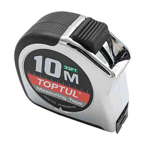 Рулетка професійна 10 м*25 мм TOPTUL IAAE2510 Чернігів