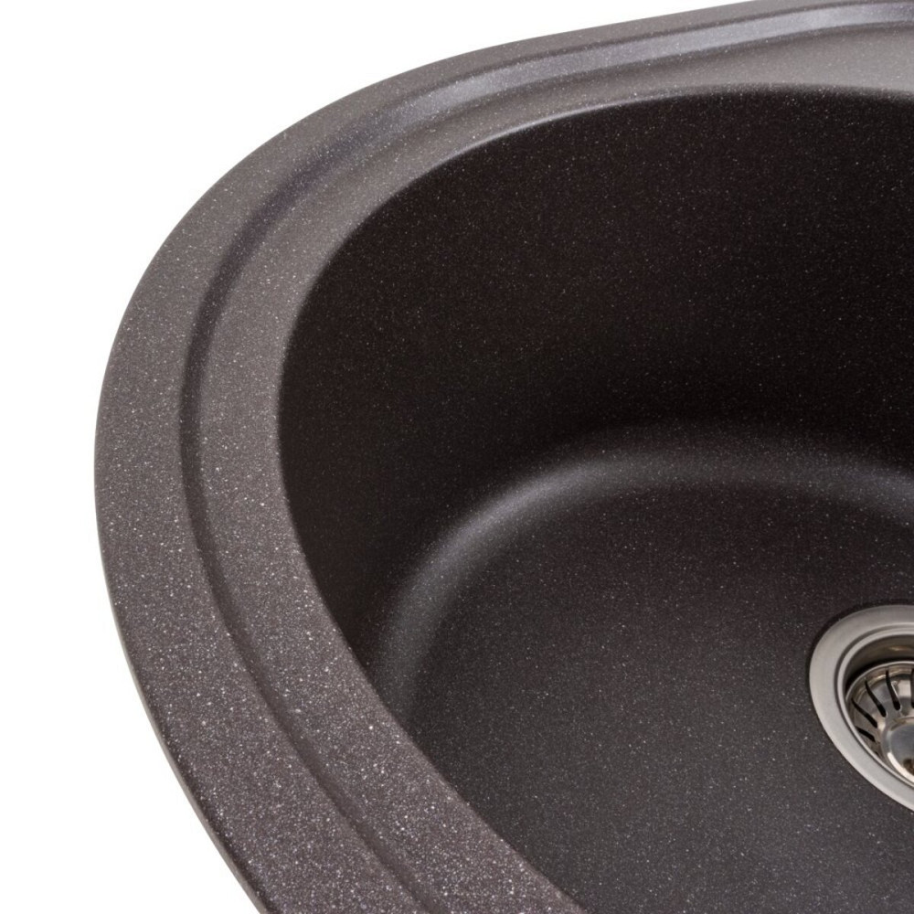 Гранітна мийка для кухні VALESO SOUL 6250 матова Гренадін Коломия - фото 2