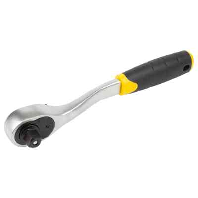 Трещотка Sigma с изогнутой ручкой 1/2" 250мм 72T CrV (6050091) Винница