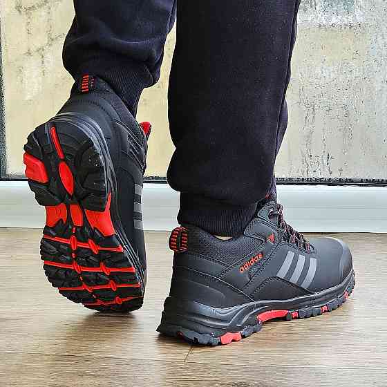 Зимние Кроссовки Adidas Terrex GORE-TEX с МЕХОМ Черные Мужские Адидас Гортекс (размеры: 41) - 3 Днепр