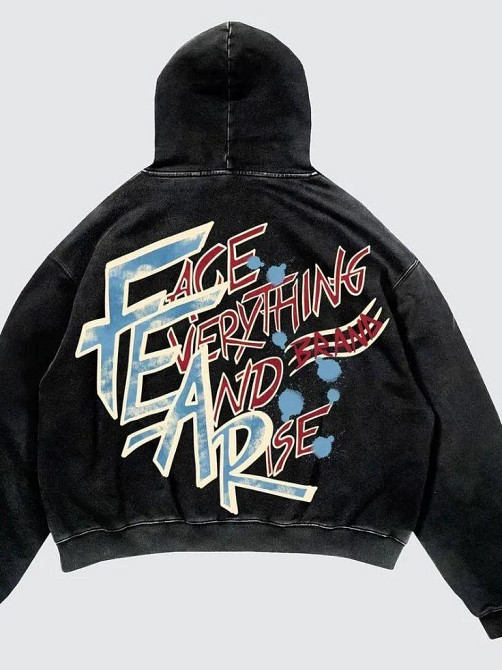 Худи серая  толстовка для подростка девочки 2763324855 размер 150 см Днепр - изображение 1