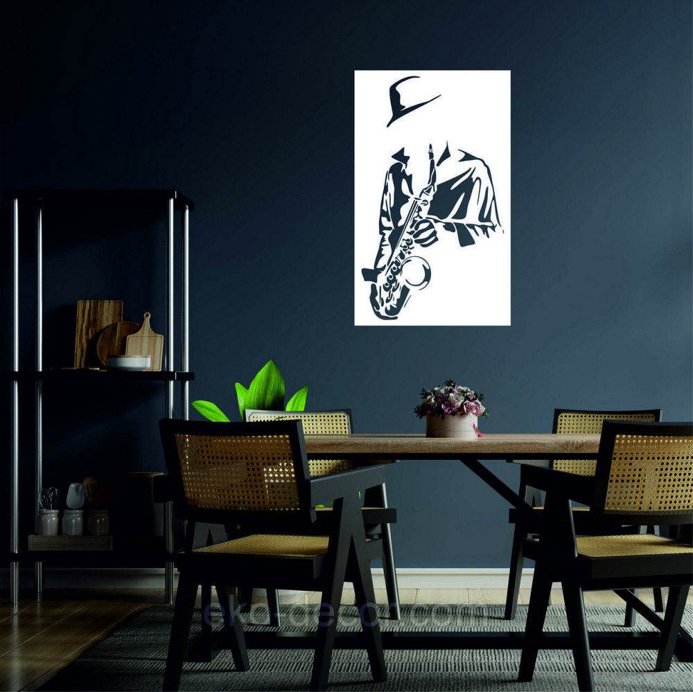Декоративне настінне Панно «Музикант», Декор на стіну Київ - фото 3