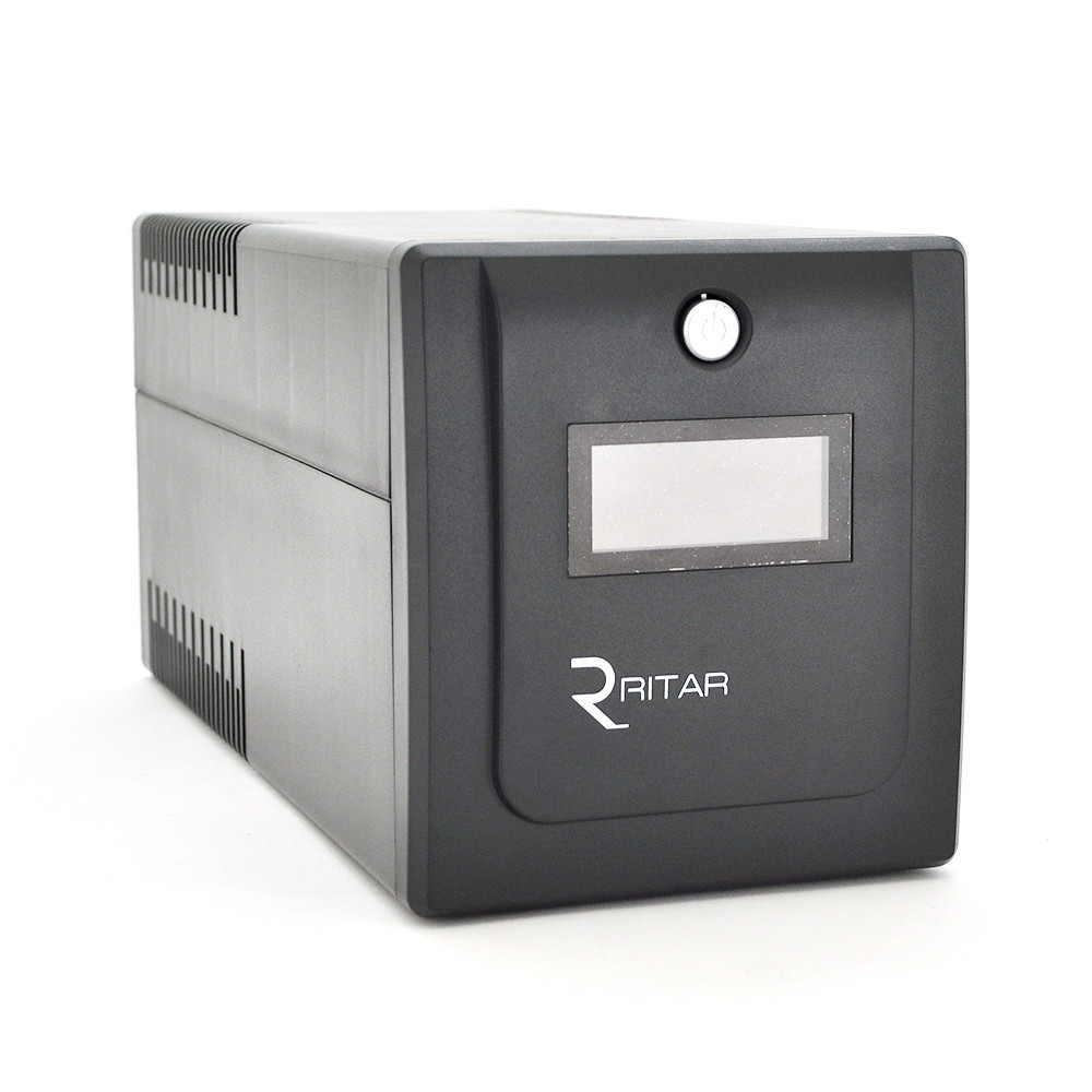 ДБЖ Ritar RTP1500 (900W) Proxima-D, LCD, AVR, 3st, 4xSCHUKO socket, 2x12V9Ah, plastik Case ( 460 x 225 X 245 ) 11,9 кг Q2 Київ - фото 1
