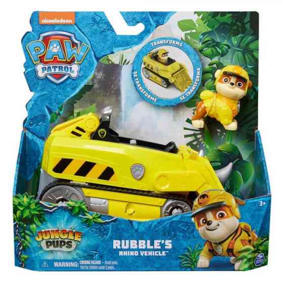 Ігровий набір Paw Patrol Джунглі автомобіль-трансформер з Кріпаком Жовтий (SM17776/0624) Чернигов