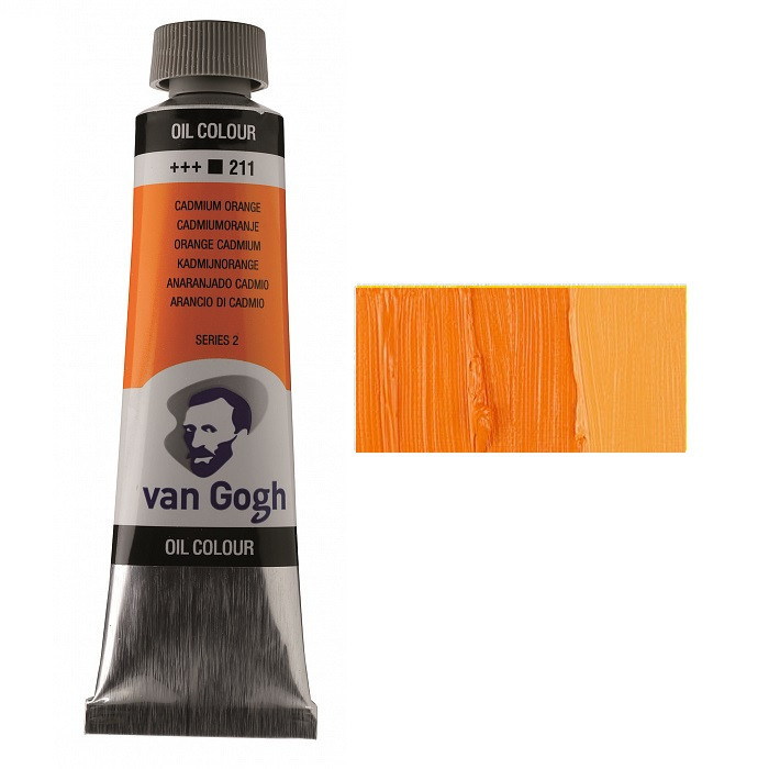 Фарба олійна VAN GOGH (211) Кадмій оранжевий 40 мл Royal Talens Київ - фото 1