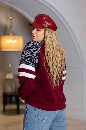 Теплий жіночий світшот "Today" | Норма Марсала, 42-44 Київ