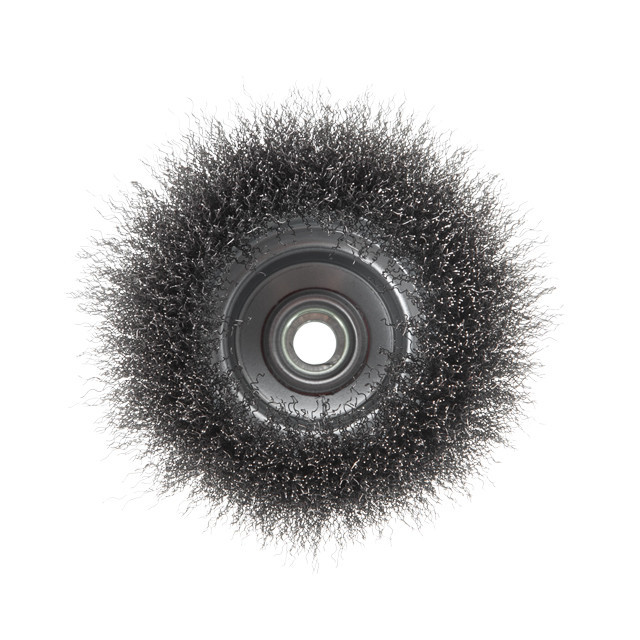 Щітка чашкова, 125 мм, M14, кручений дріт, для КШМ, 6500 об/хв INTERTOOL BT-1125 Київ - фото 3