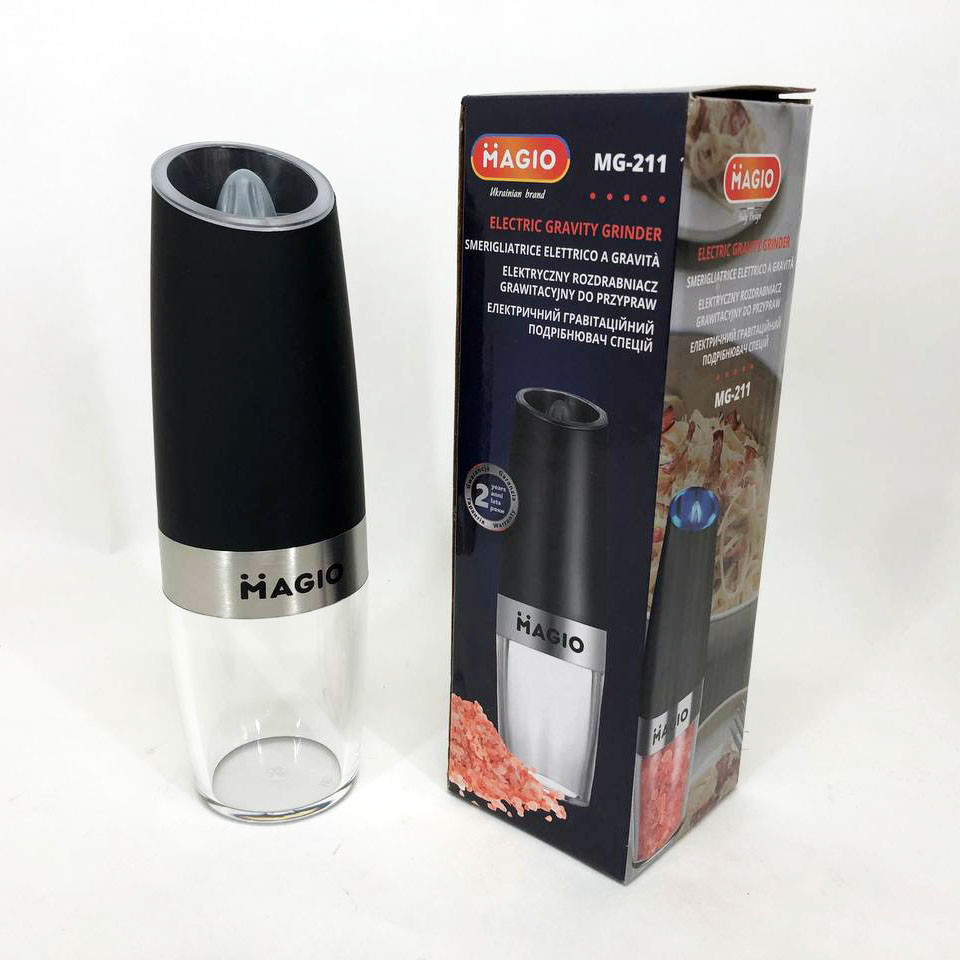 Млин для перцю для кухні MAGIO, Млини електричні, Автоматичний млин спецій Подрібнювач перцю XU-54 Львів - фото 3
