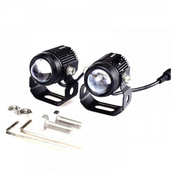 Лазерна фара (Bi) 40W (W/Y) (MINI) 8-80V корпус IP 68 (к-т 2шт) Лазерні фари для позашляховиків Харків - фото 1