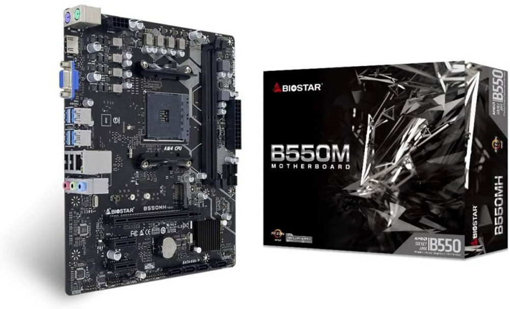 Материнська плата Biostar B550 (sAM4,  AMD B550, PCI-Ex16) (B550MH) Киев - изображение 1