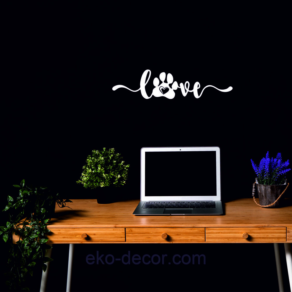 Декоративне настінне 3D Панно «LOVE » Декор на стіну з об'ємом Київ - фото 4