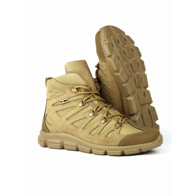 Военные ботинки койот демисезонные мужские, кожаные, износостойкие, для туризма и тактики Львов - изображение 7