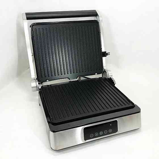 Настільний електрогриль домашній MAGIO MG-355, Гриль притискний рифлений, Електричний кухонний гриль BV-22 Івано-Франківськ