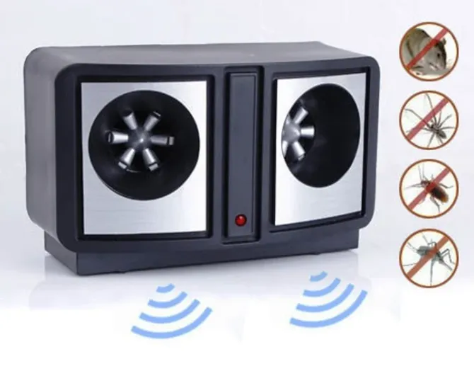 Ультразвуковий електронний відлякувач Dual sonic від гризунів та комах, 2вт. від мережі 220В Київ - фото 1