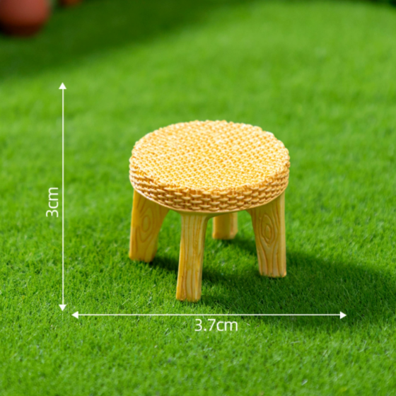 Набір мініатюрних садових меблів для мікро-ландшафту та флораріумів 9 предметів Одеса