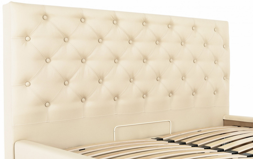 Кровать Coventry Comfort 140 х 200 см Fly 2207 С подъемным механизмом и нишей для белья Бежевый Днепр - изображение 10