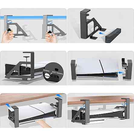 Крепление под стол для PS5 Fat / Slim горизонтальное OIVO NG-P5317X Киев
