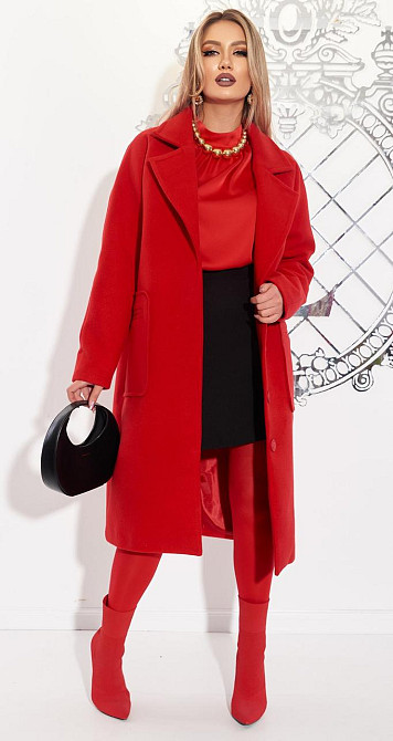 Стильне кашемірове пальто (44) Київ - фото 1