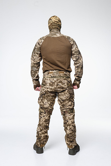 Чоловічі тактичні штани піксель для військових, ріп-стоп тканина, посилені наколінники, армійська форма Львів - фото 7