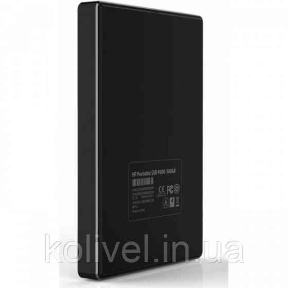 SSD external, USB 3.1 Gen2 Type-C 500Gb, HP P600, TLC, Retail (3XJ07AA) Киев