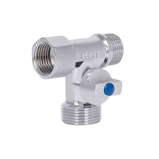 Кран приладовий кульовий Thermo Alliance Forte 1/2"х3/4"х1/2" SF186W152015 Київ