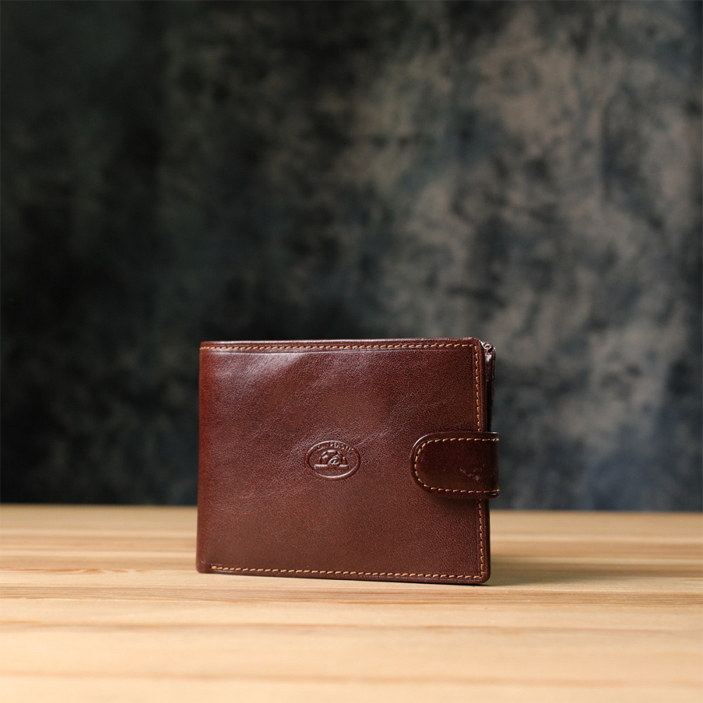 Чоловічий гаманець з гладкої натуральної шкіри Tony Perotti 20852_1 (396A-Q moro) Коричневий Київ - фото 10