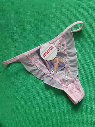 Жіночі стринги рожеві 42 розмір (стегна до 90см), 80% поліамід, 20% еластан Київ