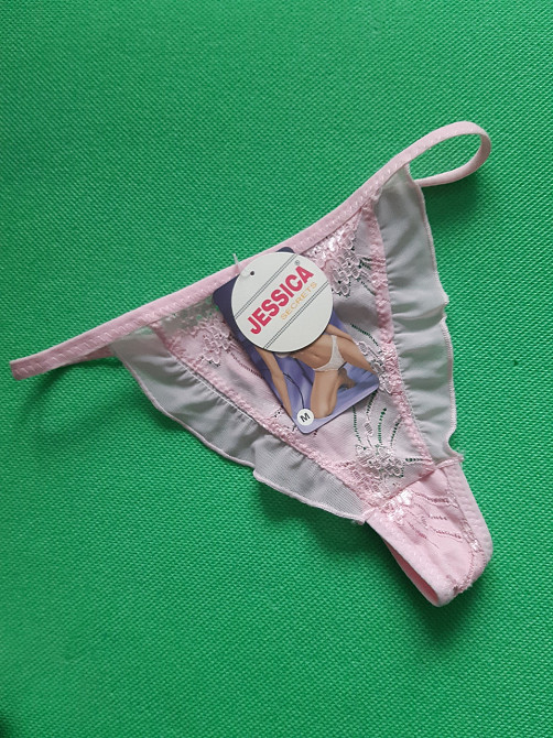 Женские стринги розовые 42 размер (бедра до 90см), 80% полиамид, 20% эластан Киев - изображение 1