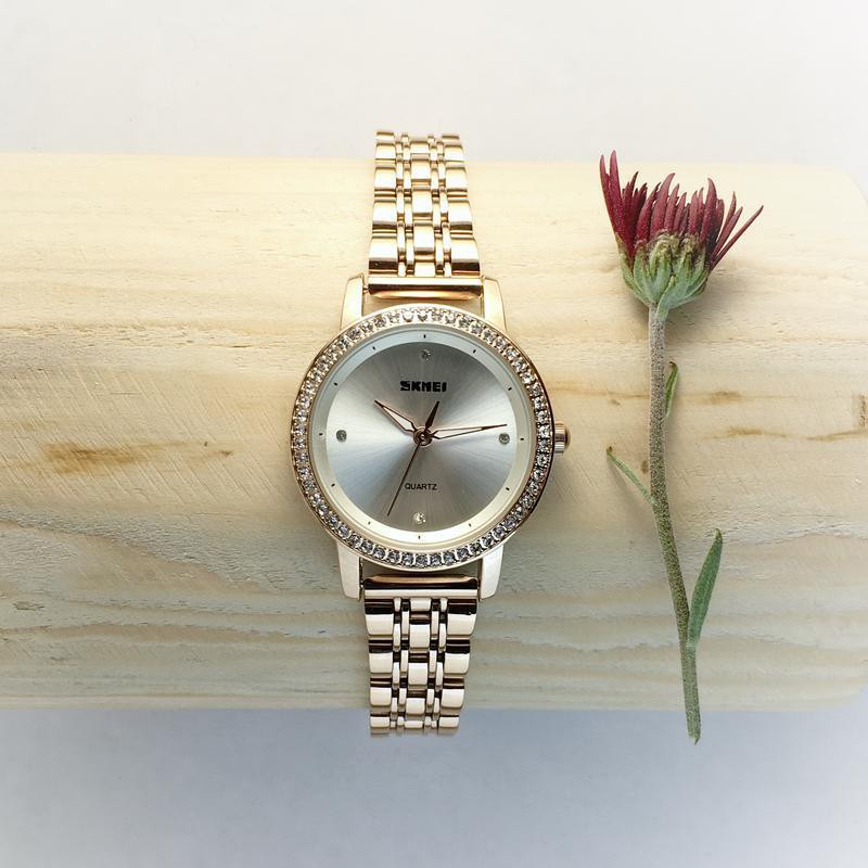 Жіночий класичний годинник Skmei 1311 Malibu (Золотисті) Вінниця - фото 5