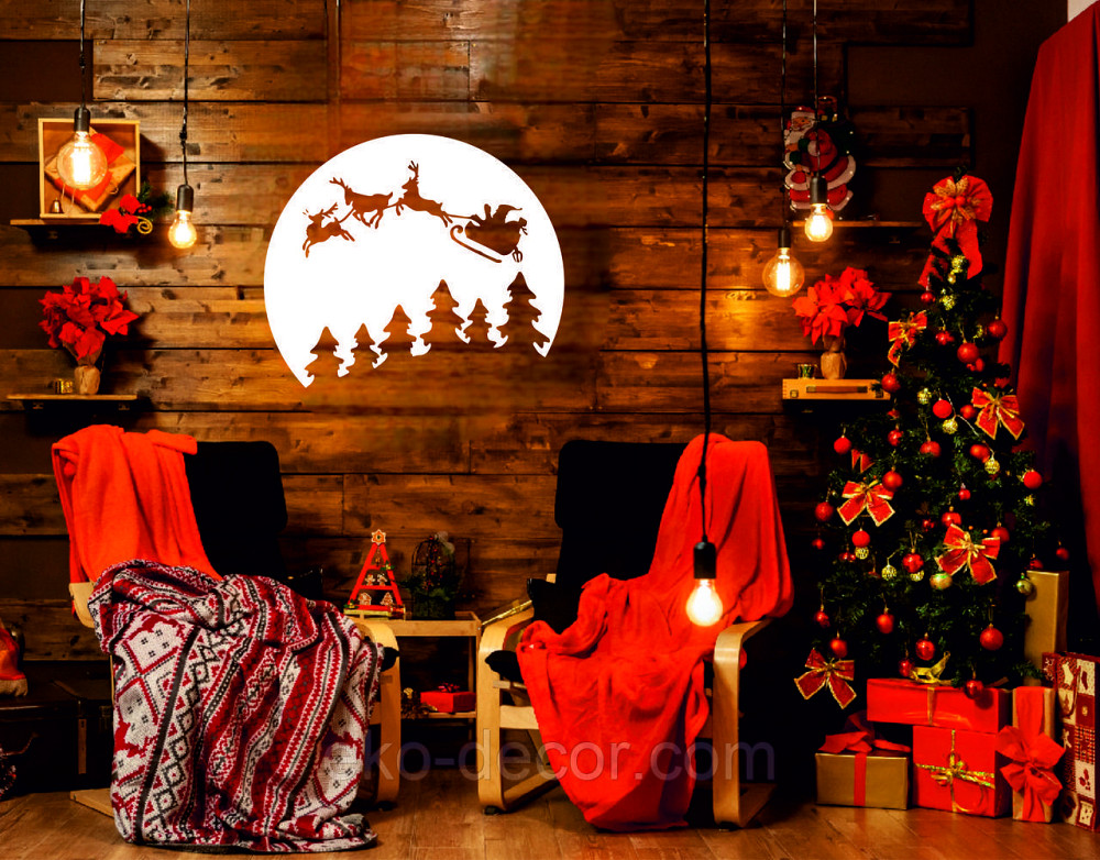 Декоративне настінне Панно «Новий рік», Декор на стену Київ - фото 3