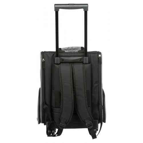 Сумка-рюкзак Trixie для собак Trolley до 8кг из полиэстера черная/серая 32х45х25 см Киев