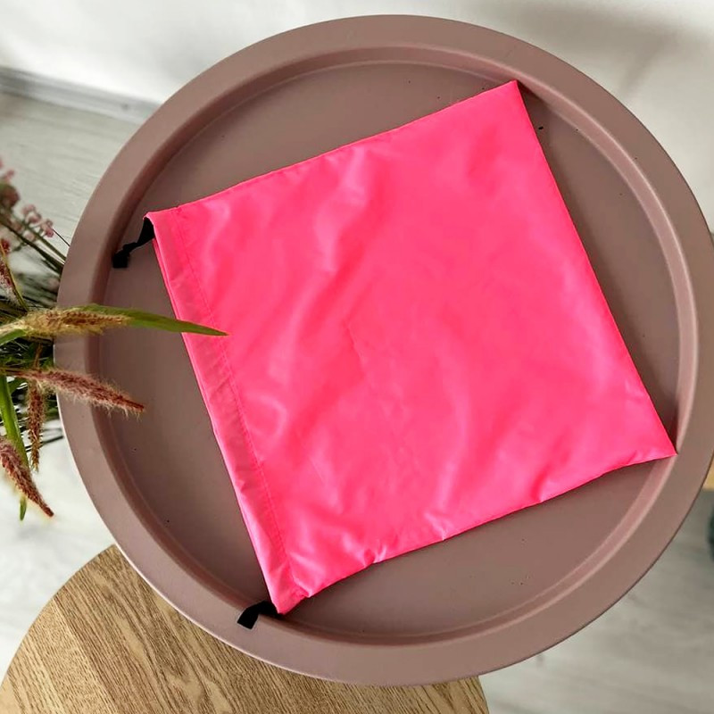 Сумка-мішок із щільного нейлону M 30х30см (Рожевий) Суми - фото 1