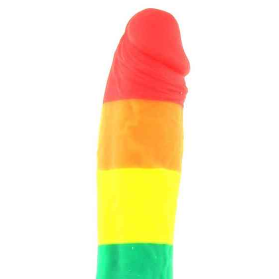 Фаллоимитатор Радуга NS Novelties Colours Pride Edition на присоске Sex Aura Киев