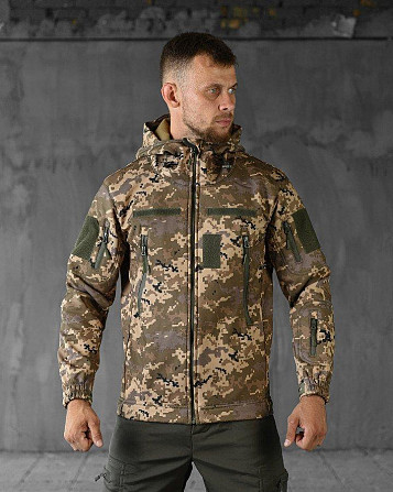 Тактическая куртка мужская весна осень kord пиксель XXXL Киев - изображение 11