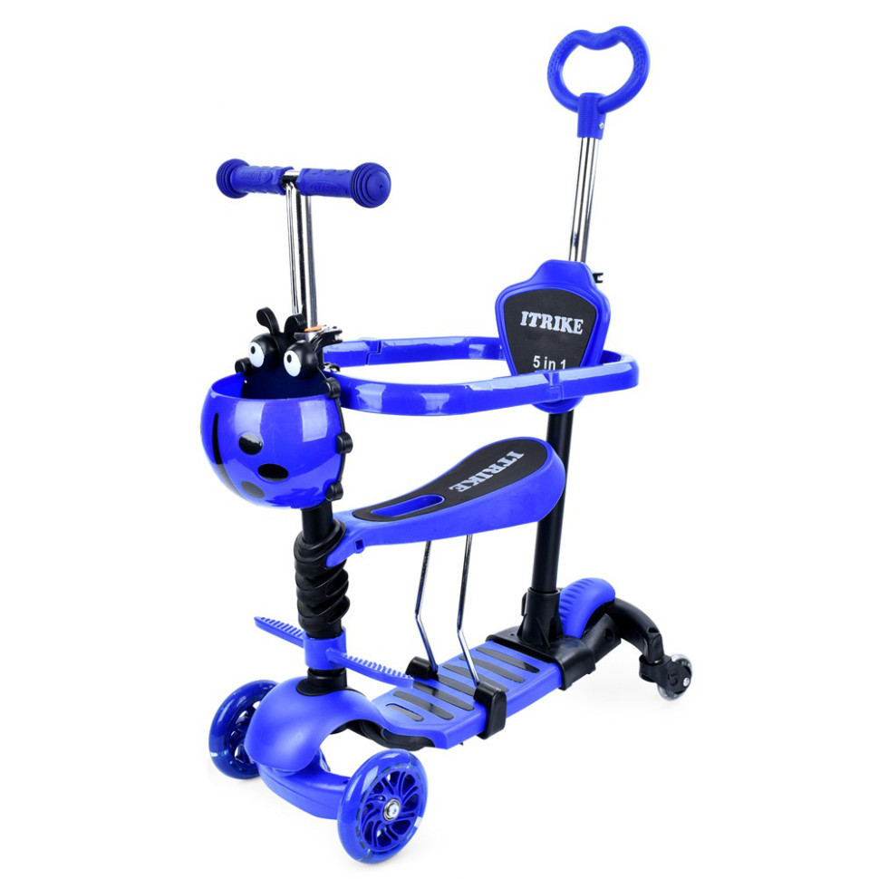 Самокат дитячий 3-х колісний 5 в 1 JR3-101-DBL, до 25 кг Вінниця - фото 1