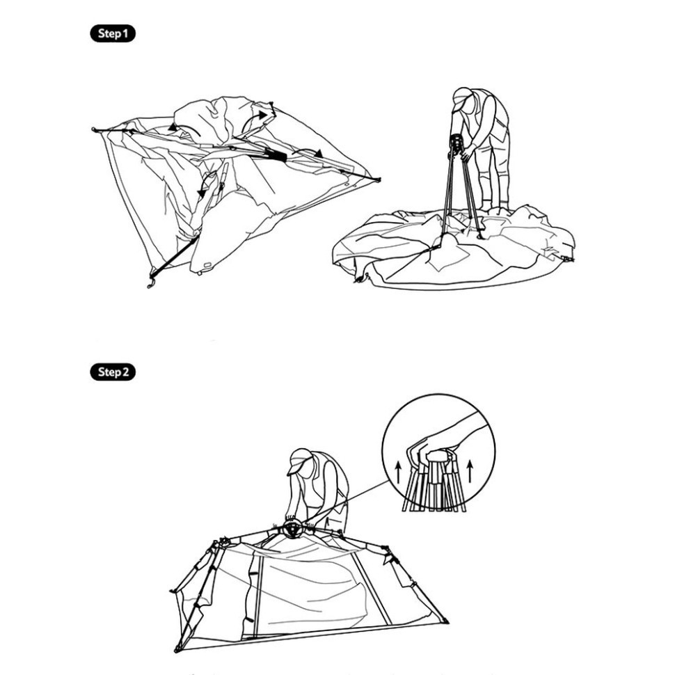 Тент для кемпинга Naturehike CNK2450WS021 (Бежевый) Винница - изображение 3