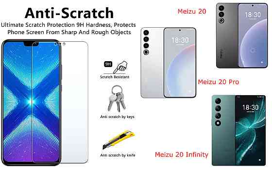 Защитное стекло NeoGlass для Meizu 20, 20 Pro, 20 Infinity – ультрапрозрачное и устойчивое Киев