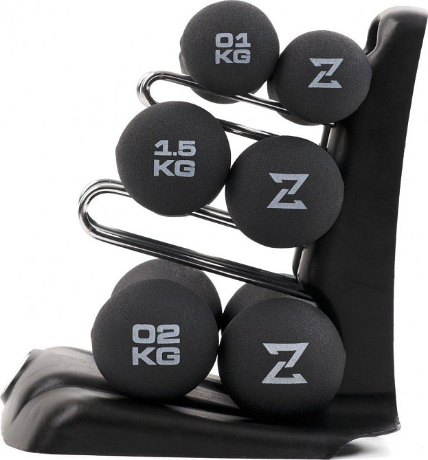 Набор неопреновых гантелей Zipro весом 9 кг Киев - изображение 2