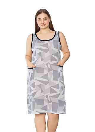 Домашня сукня нічна рубашка трикотаж P459-2XL Київ
