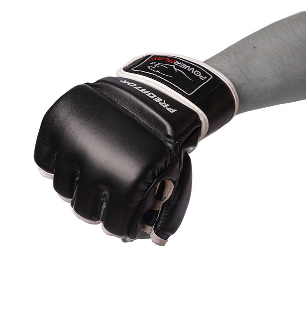 Рукавиці для MMA PowerPlay 3056 Чорні XL Кам'янське - фото 10