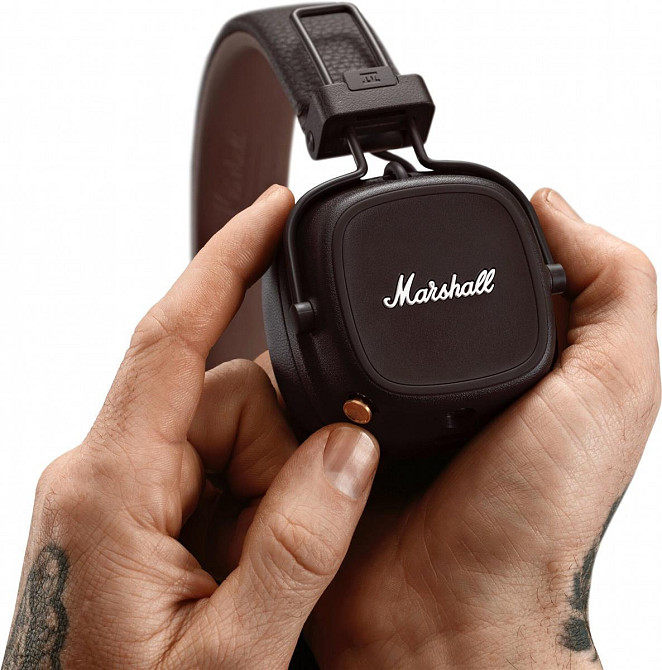 Bluetooth-гарнітура Marshall Major IV Brown (1006127) Коричневий Харьков - изображение 7
