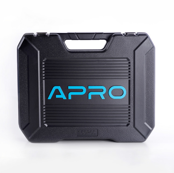 Набір насадок 90T 1/4"; 1/2" CrV 110 шт. APRO Житомир