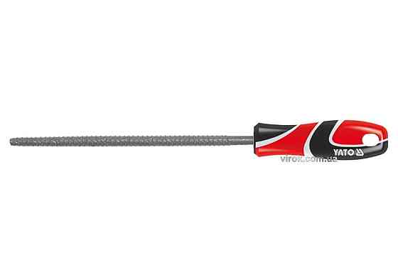 Рашпиль для дерева, круглий YATO: L=250 мм, #45 [12/72] Одеса