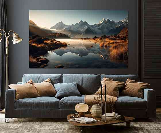 Картина холст у вітальню / спальню   Природа гір     MLP_73 ( 60х30см ) 90х180см Київ